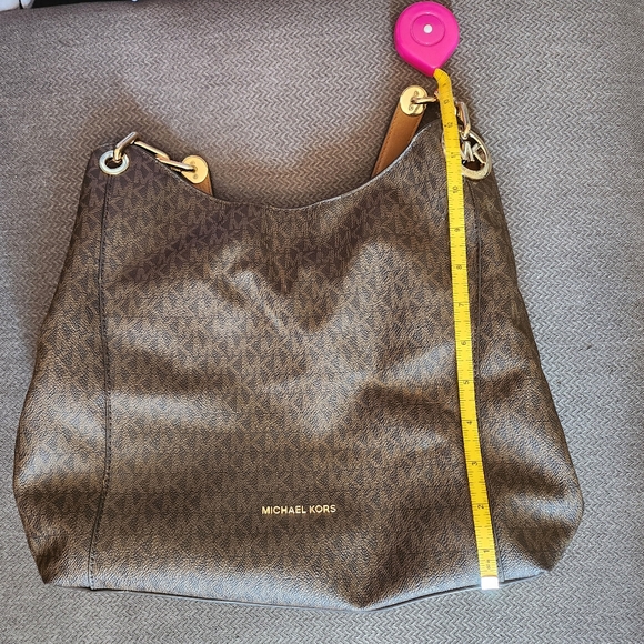Michael Kors - Brown & Gold Multi Pocket Bag - Picture 7 of 8